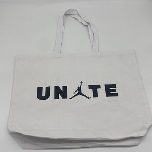 Jordan UNITE Canvas Tote Bag White
